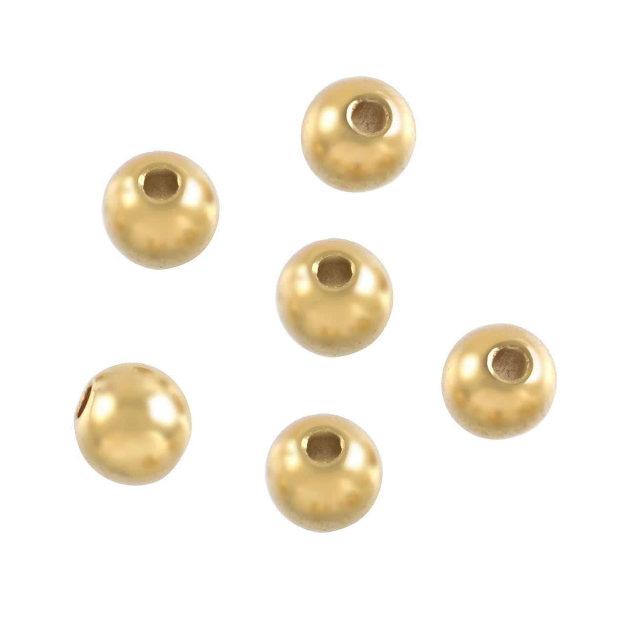 12 Pack: Plastic Round Craft Beads, 5.5mm by Bead Landing™